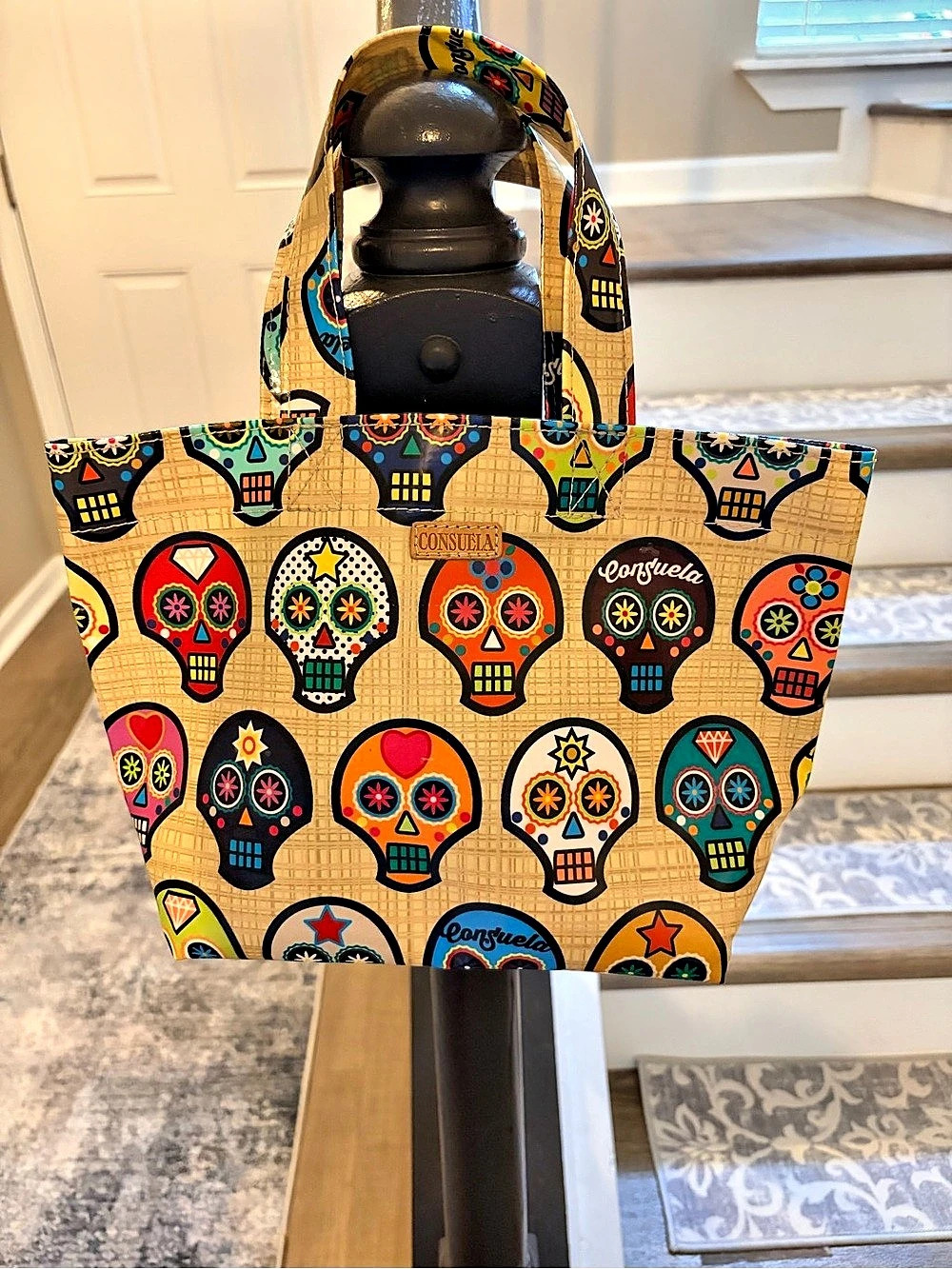 Consuela Sugar Skulls Mini Tote